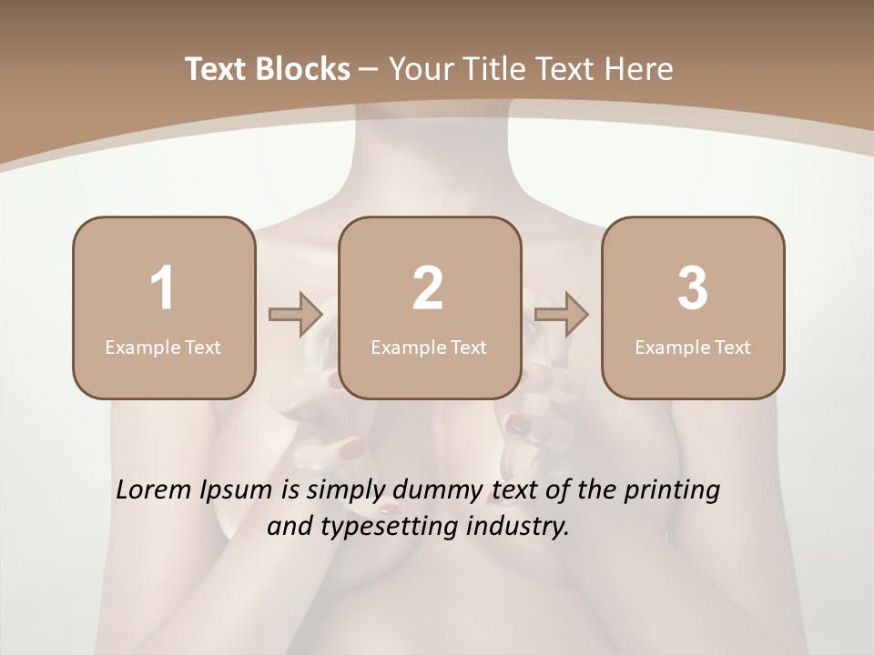 Body Light Girl PowerPoint Template