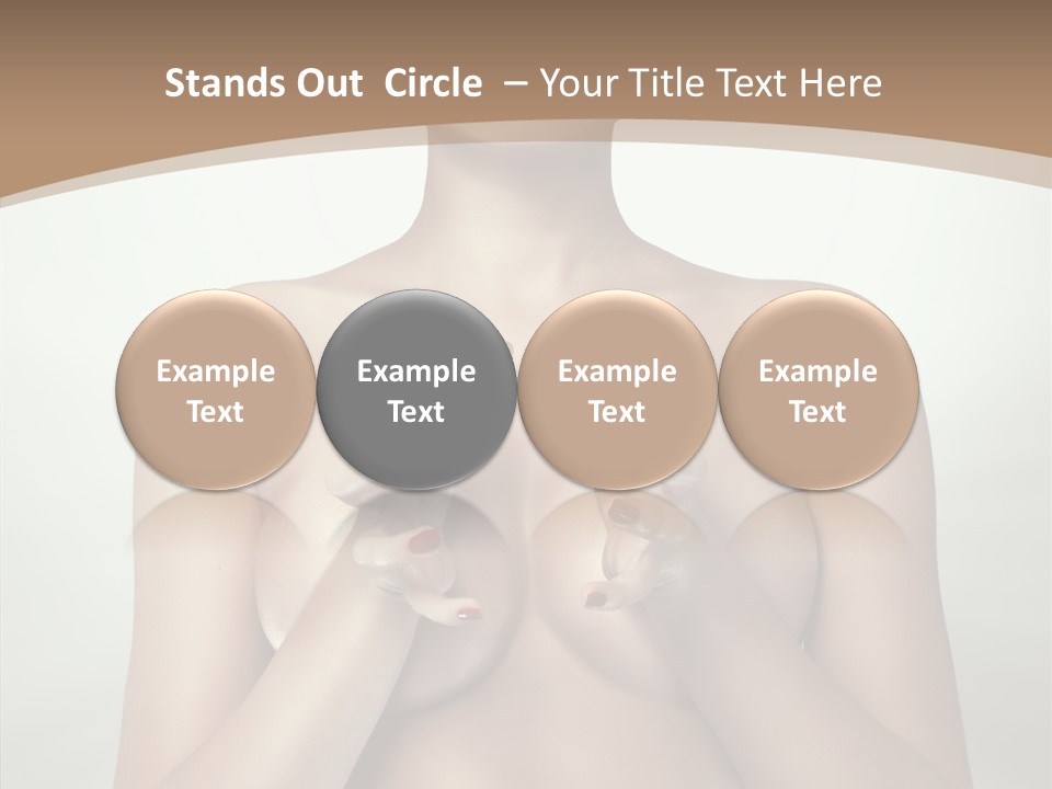 Body Light Girl PowerPoint Template