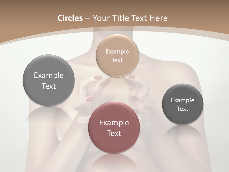 Body Light Girl PowerPoint Template