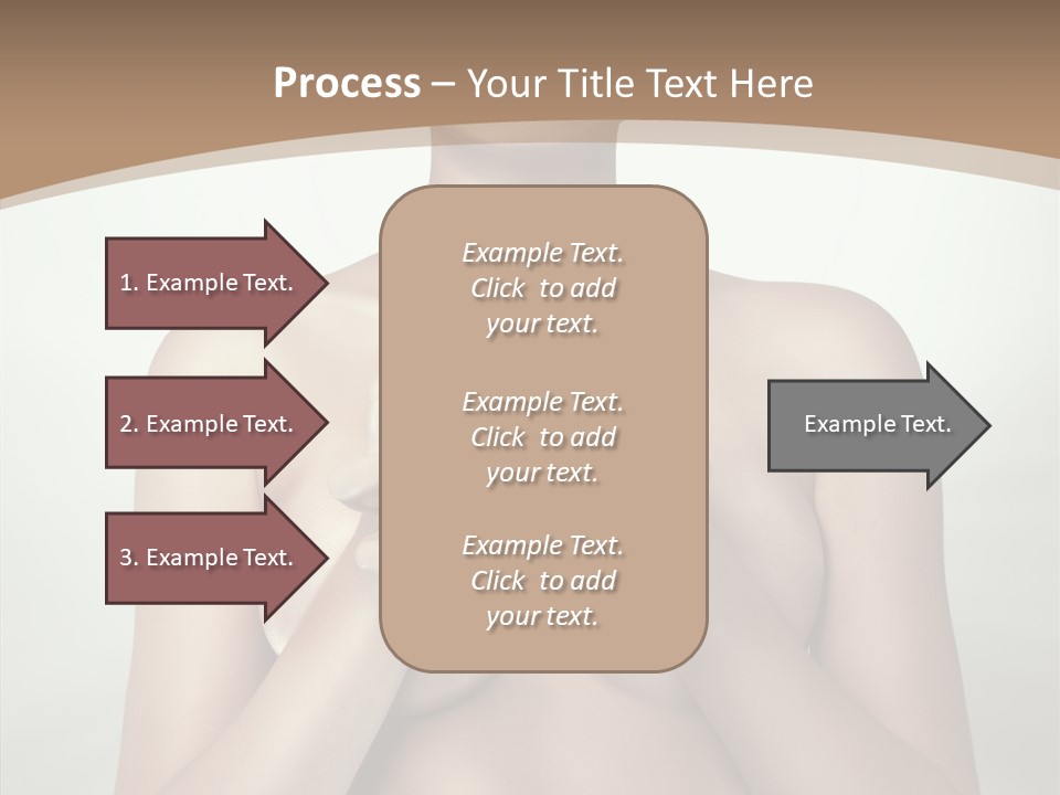 Body Light Girl PowerPoint Template