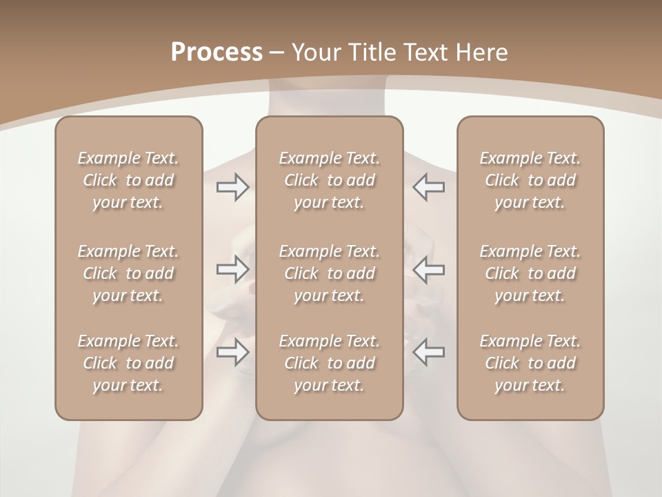 Body Light Girl PowerPoint Template
