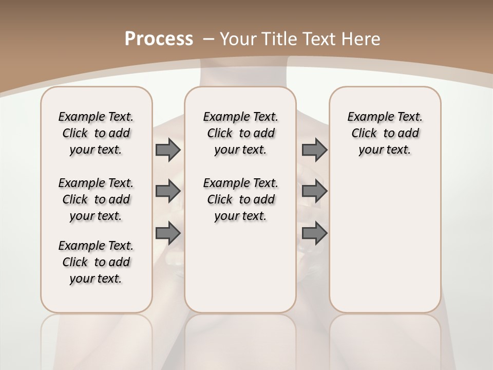 Body Light Girl PowerPoint Template