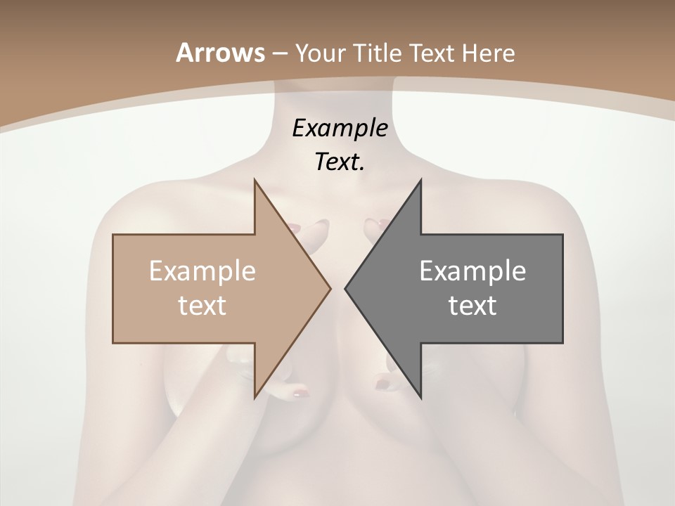 Body Light Girl PowerPoint Template