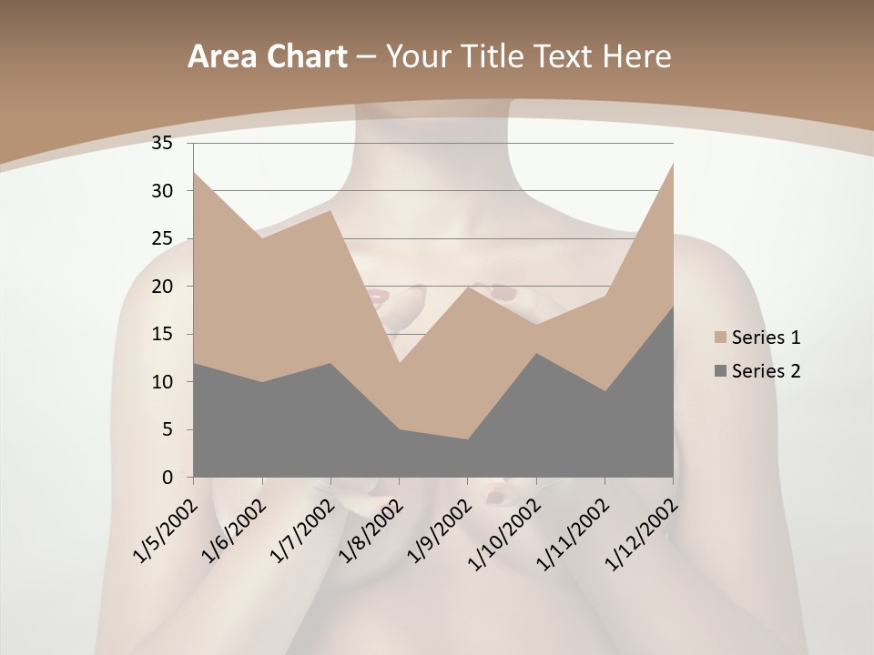 Body Light Girl PowerPoint Template