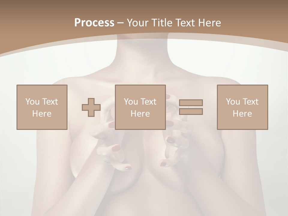 Body Light Girl PowerPoint Template