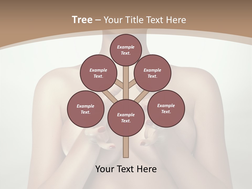 Body Light Girl PowerPoint Template