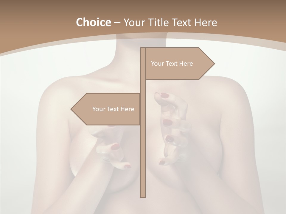 Body Light Girl PowerPoint Template