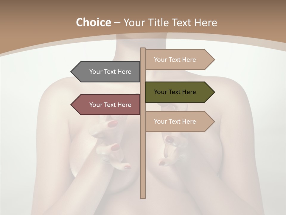 Body Light Girl PowerPoint Template