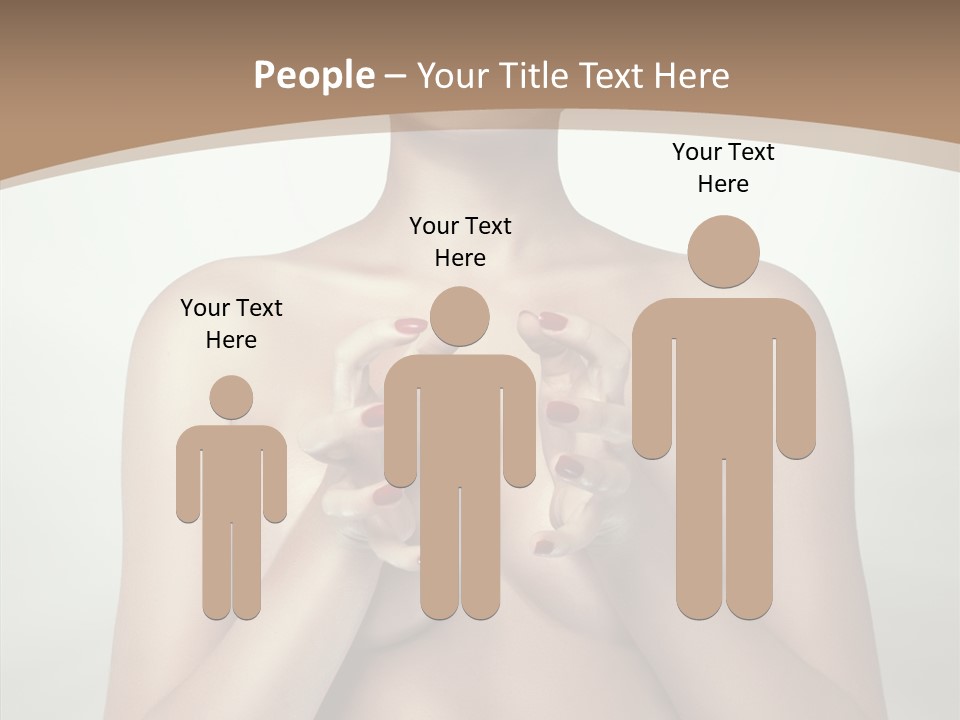 Body Light Girl PowerPoint Template