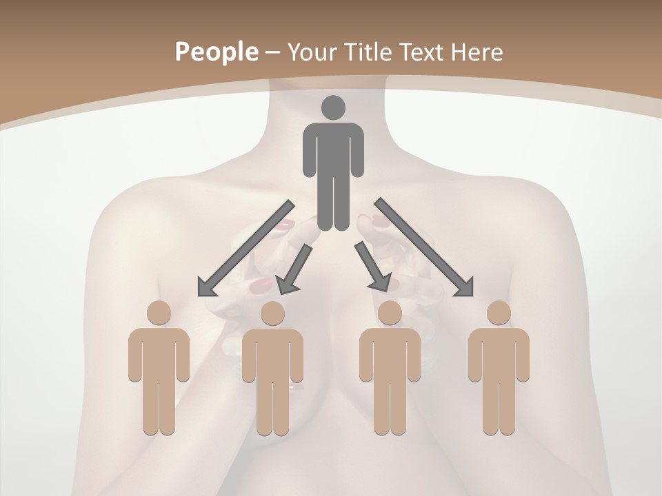 Body Light Girl PowerPoint Template