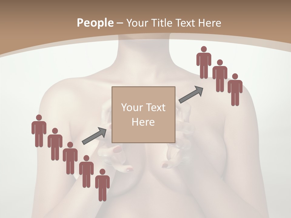 Body Light Girl PowerPoint Template