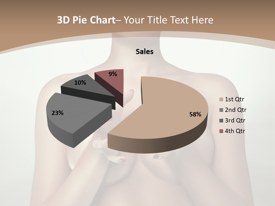 Body Light Girl PowerPoint Template