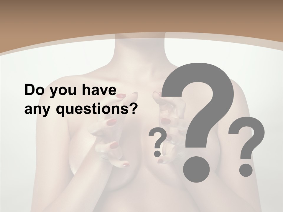 Body Light Girl PowerPoint Template