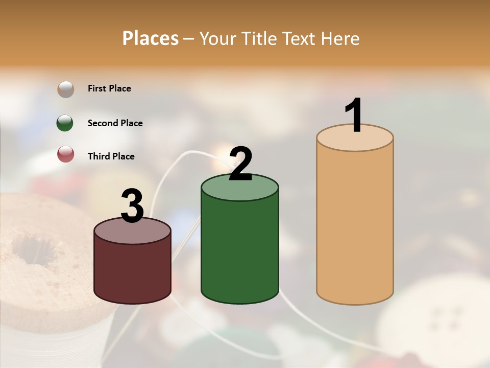 Button Embroidery Tool PowerPoint Template