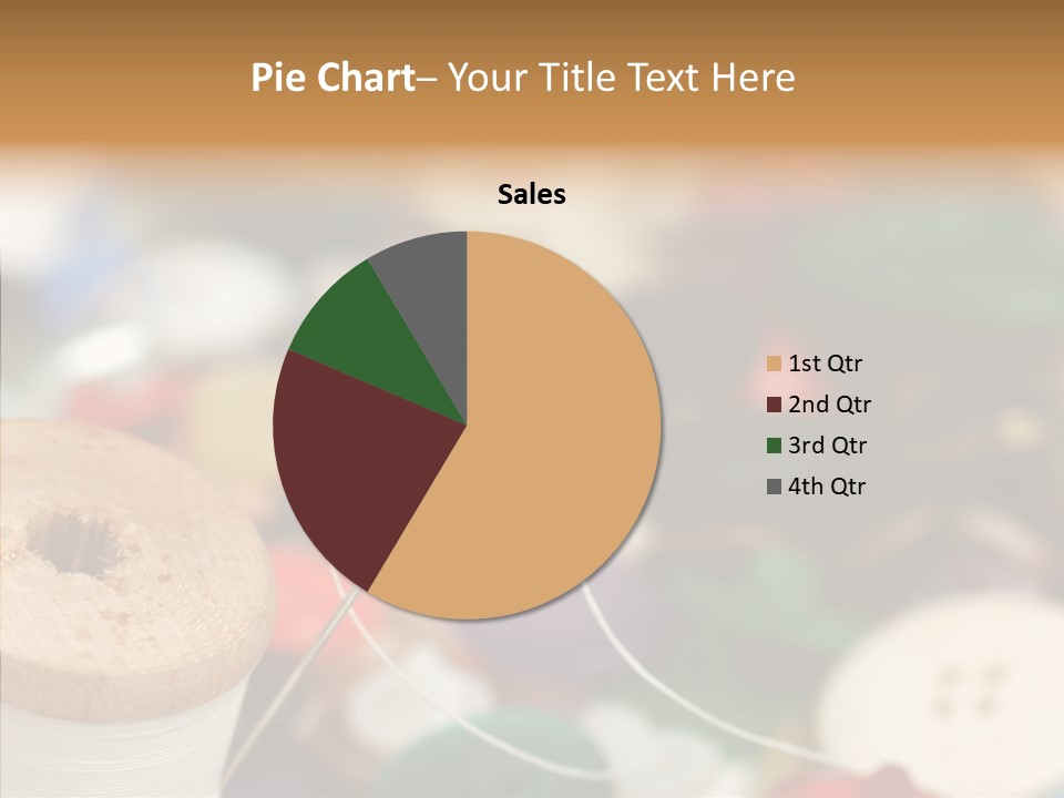 Button Embroidery Tool PowerPoint Template