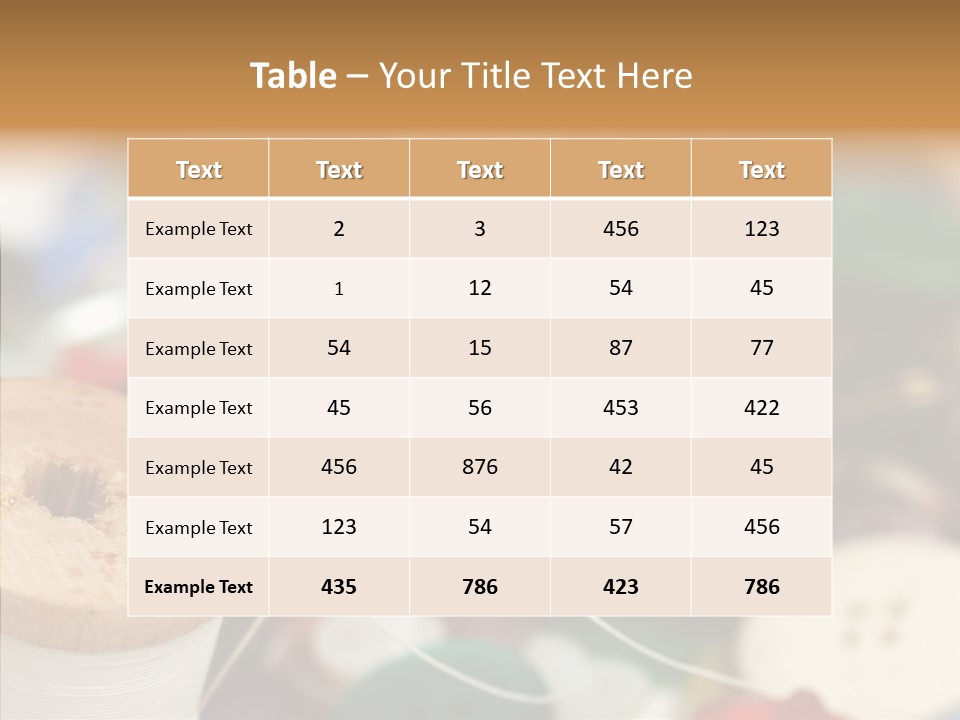 Button Embroidery Tool PowerPoint Template