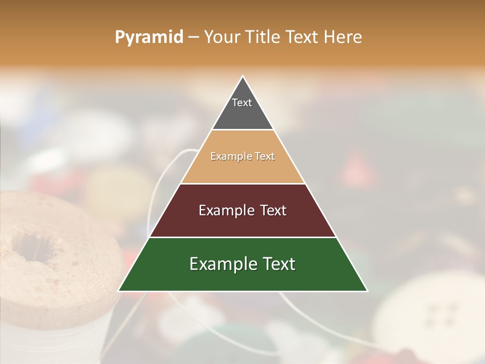 Button Embroidery Tool PowerPoint Template