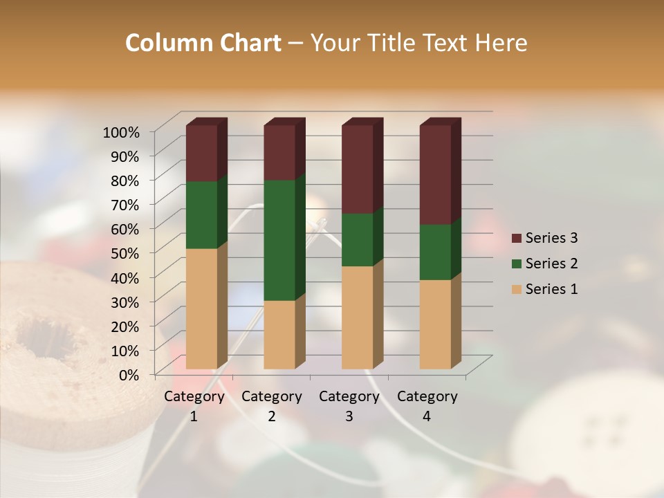 Button Embroidery Tool PowerPoint Template