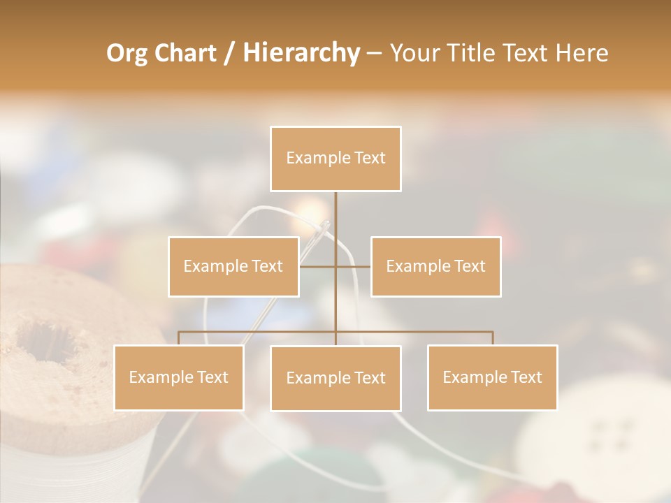 Button Embroidery Tool PowerPoint Template