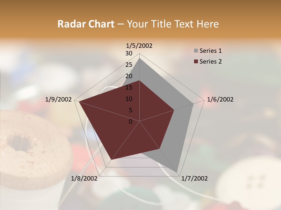 Button Embroidery Tool PowerPoint Template