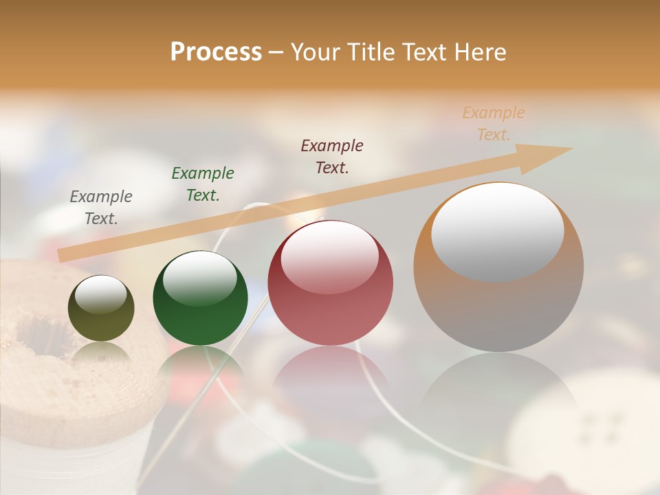 Button Embroidery Tool PowerPoint Template
