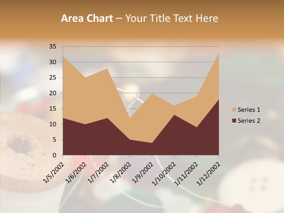 Button Embroidery Tool PowerPoint Template