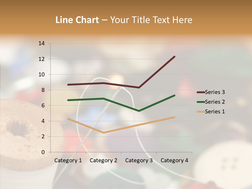 Button Embroidery Tool PowerPoint Template