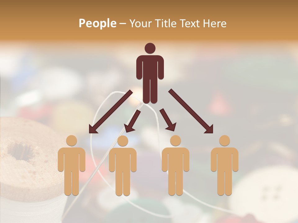 Button Embroidery Tool PowerPoint Template