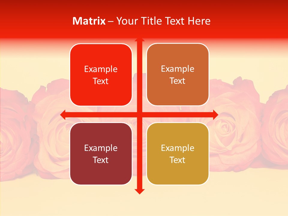 Colors Rose Flora PowerPoint Template