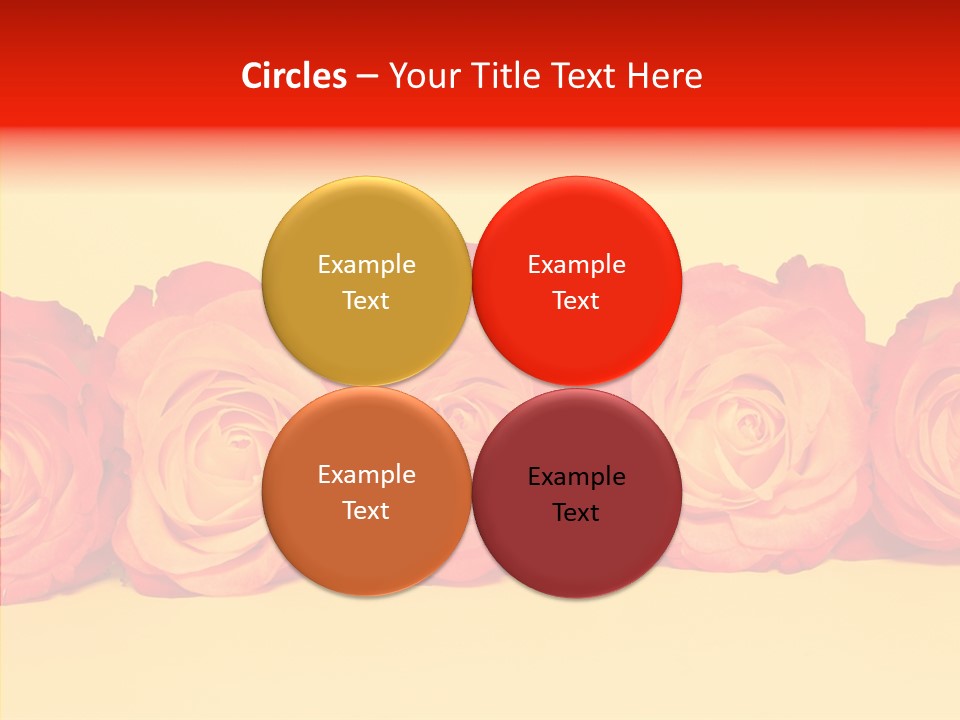 Colors Rose Flora PowerPoint Template