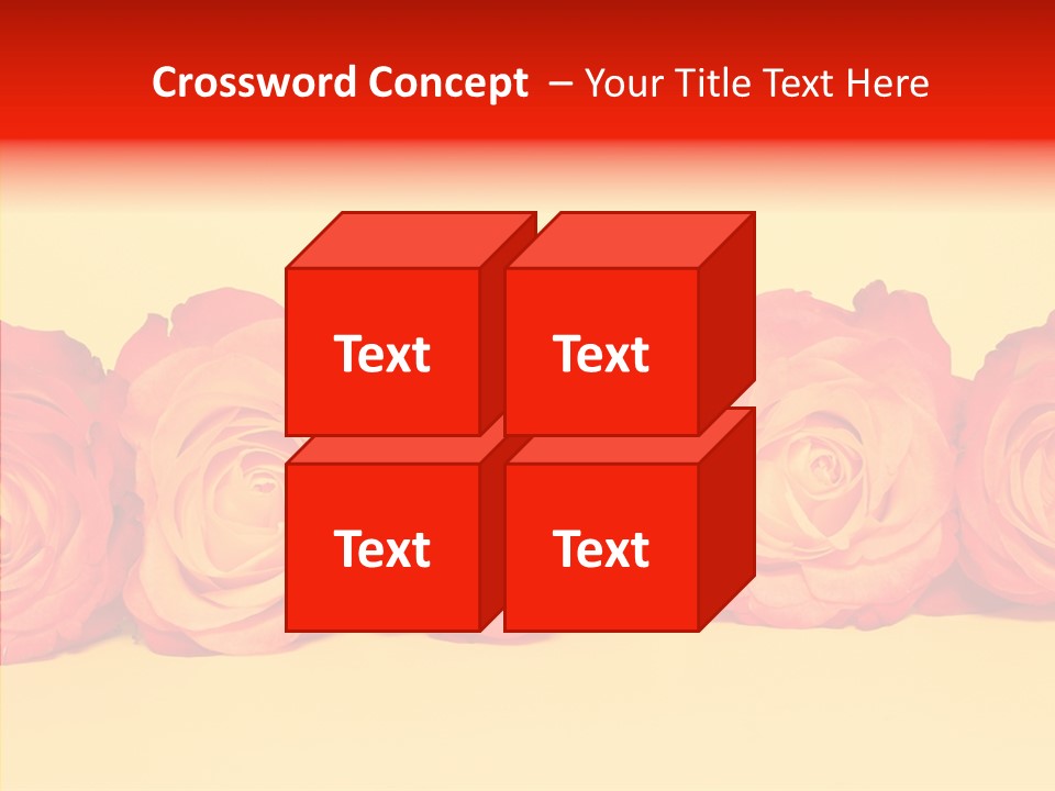 Colors Rose Flora PowerPoint Template