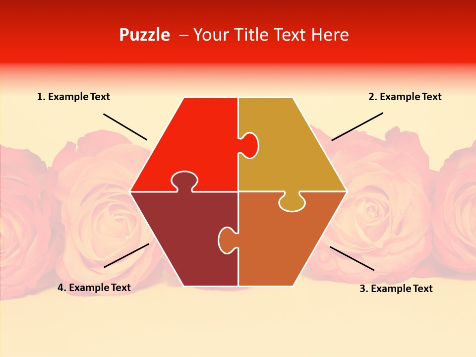 Colors Rose Flora PowerPoint Template