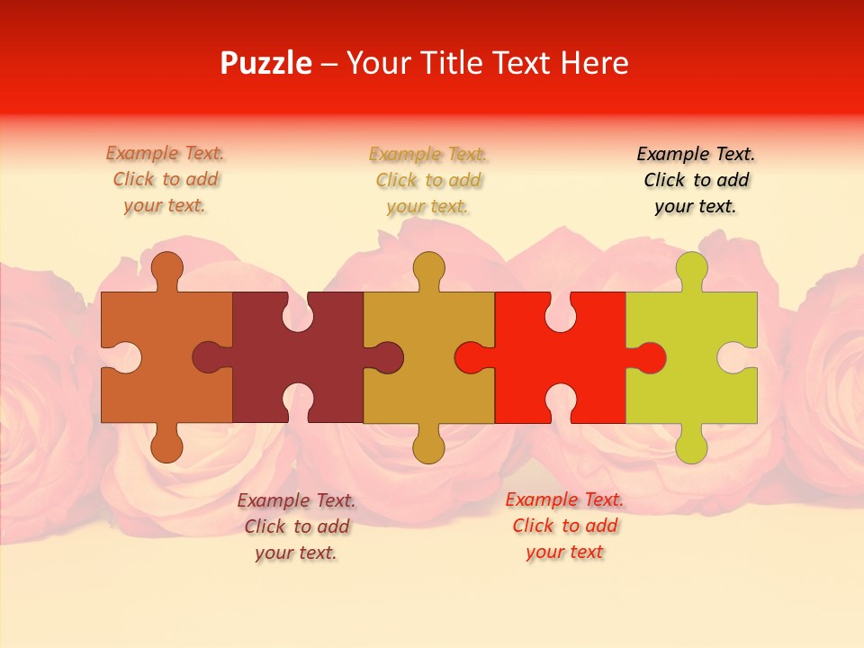 Colors Rose Flora PowerPoint Template