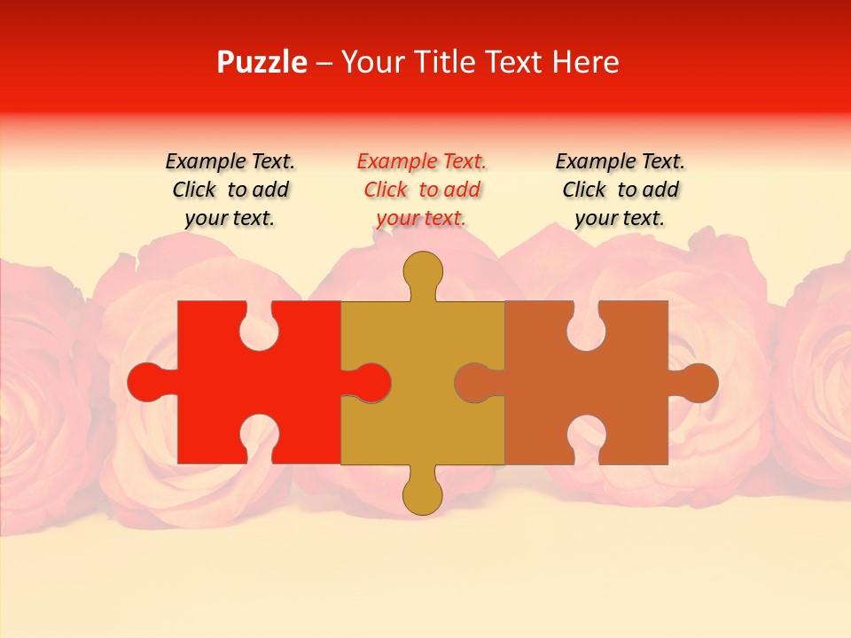 Colors Rose Flora PowerPoint Template