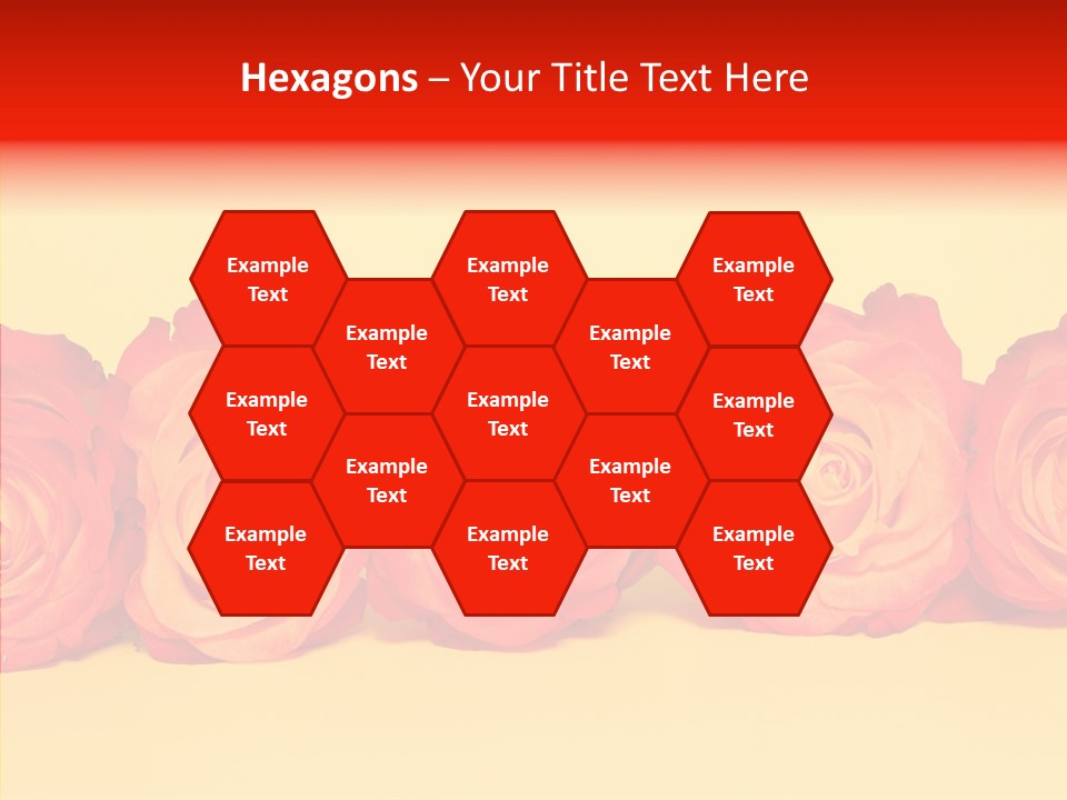 Colors Rose Flora PowerPoint Template