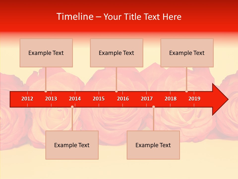 Colors Rose Flora PowerPoint Template