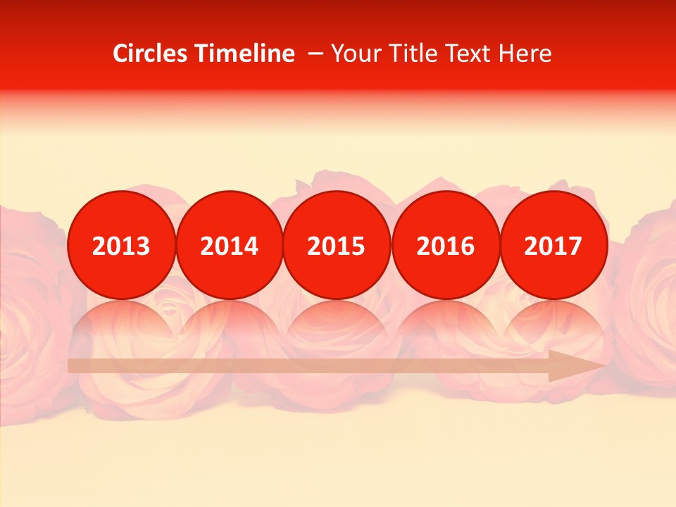 Colors Rose Flora PowerPoint Template