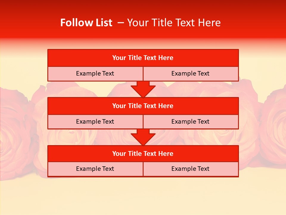 Colors Rose Flora PowerPoint Template