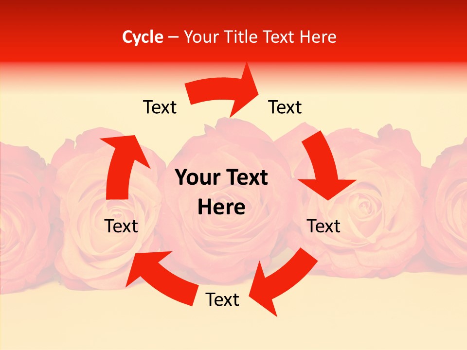 Colors Rose Flora PowerPoint Template