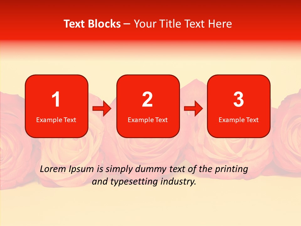 Colors Rose Flora PowerPoint Template