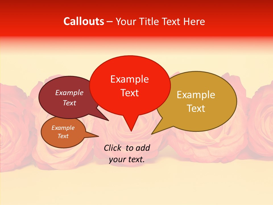 Colors Rose Flora PowerPoint Template