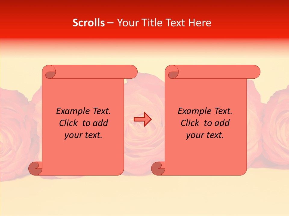 Colors Rose Flora PowerPoint Template