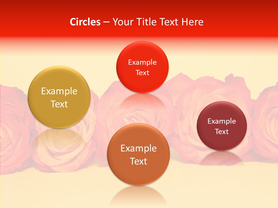 Colors Rose Flora PowerPoint Template