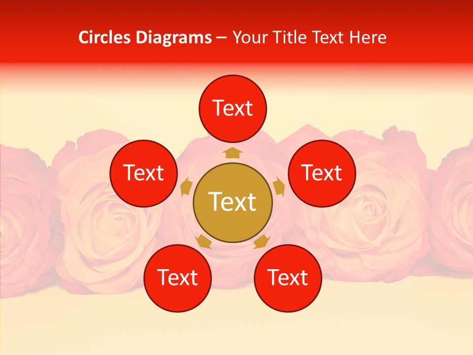 Colors Rose Flora PowerPoint Template