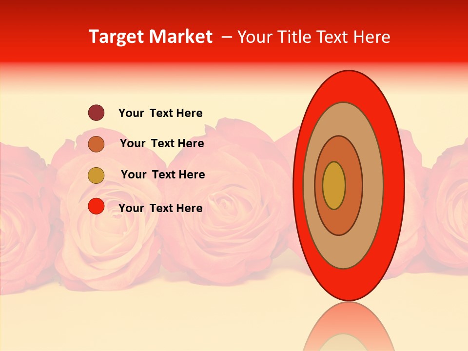 Colors Rose Flora PowerPoint Template