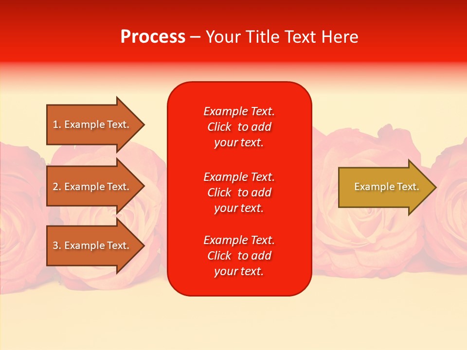 Colors Rose Flora PowerPoint Template