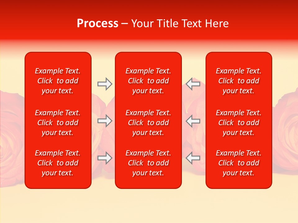 Colors Rose Flora PowerPoint Template