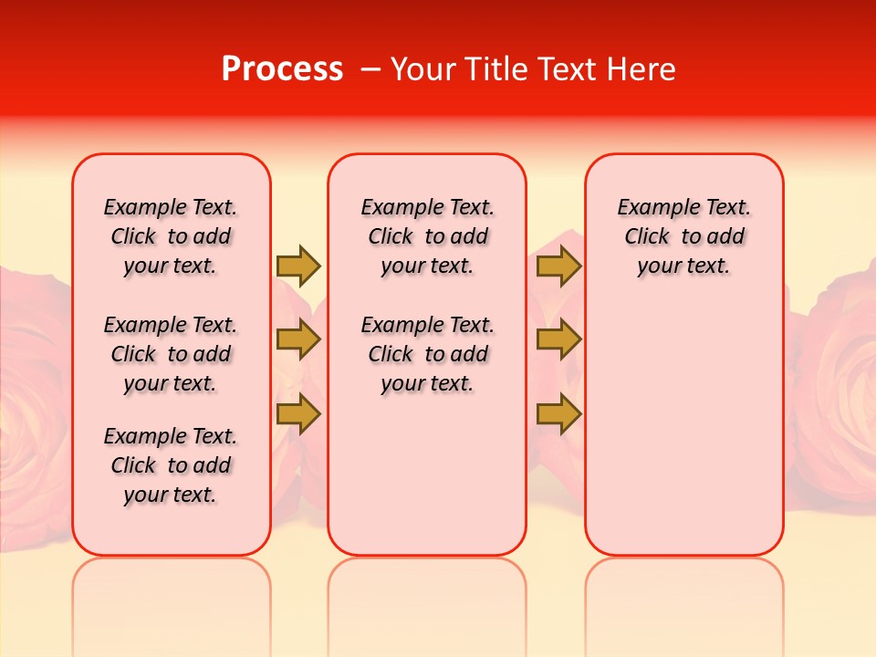 Colors Rose Flora PowerPoint Template