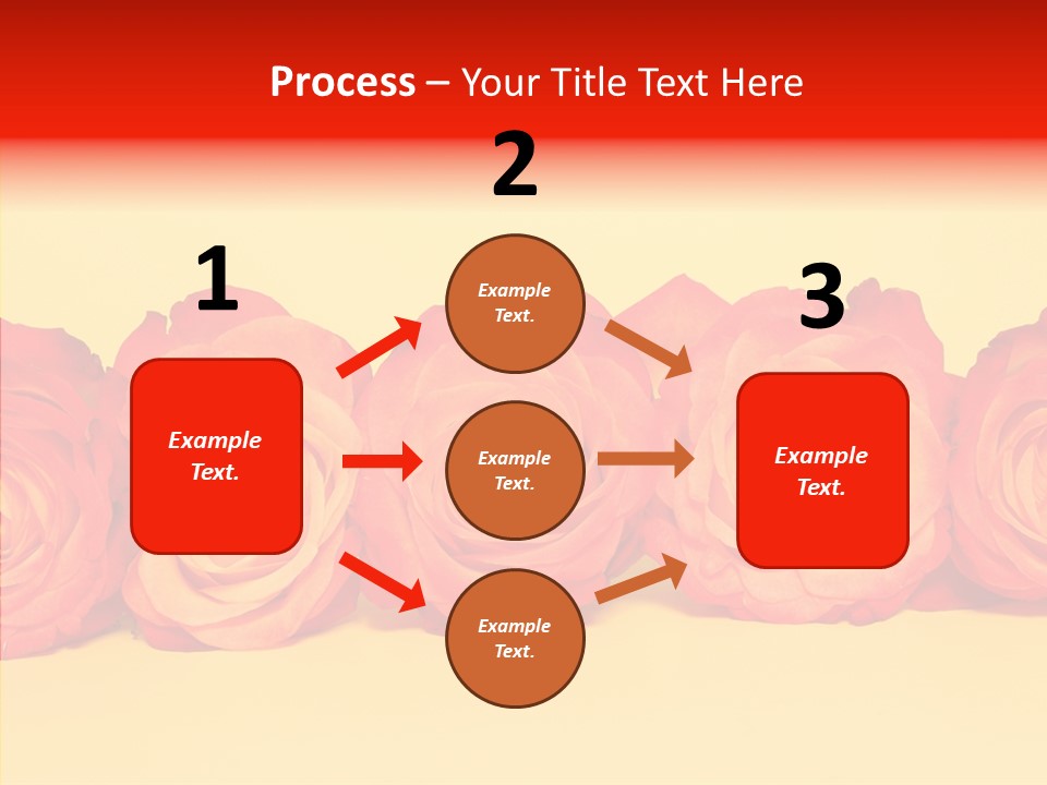 Colors Rose Flora PowerPoint Template
