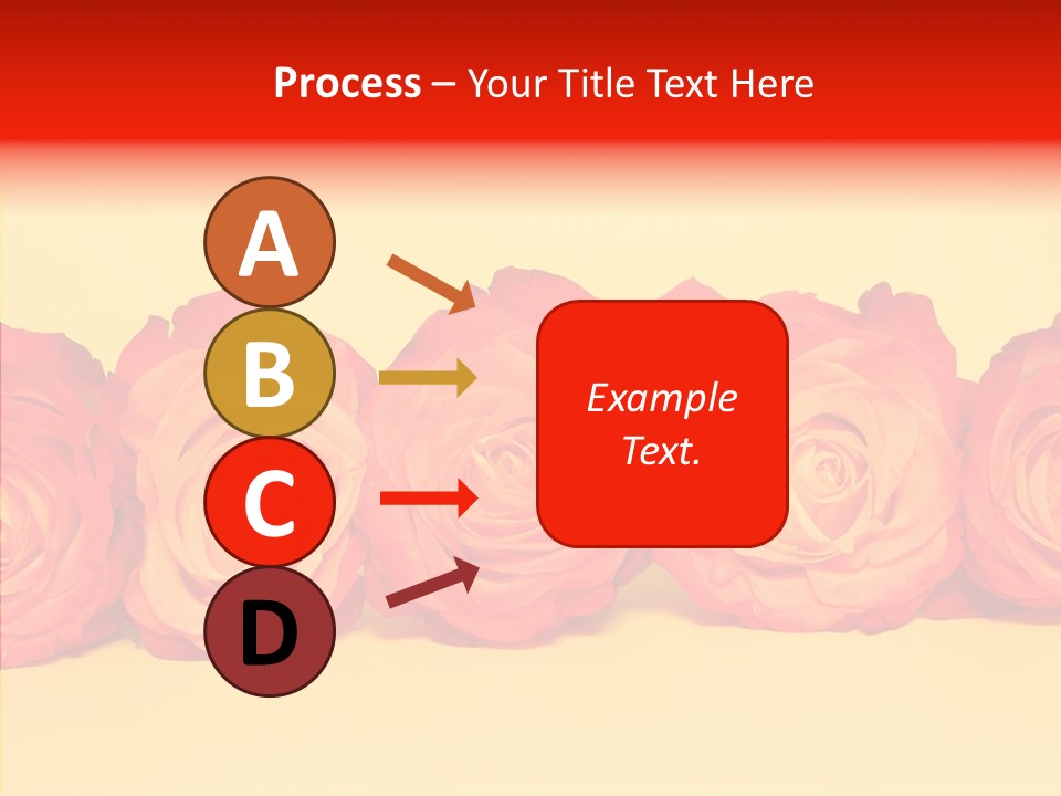 Colors Rose Flora PowerPoint Template